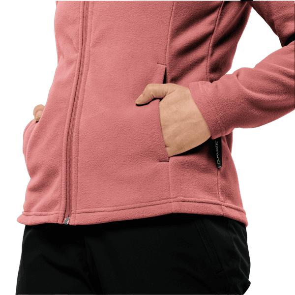 Taunus FZ naisten fleecetakki, Red Powder, view: 1