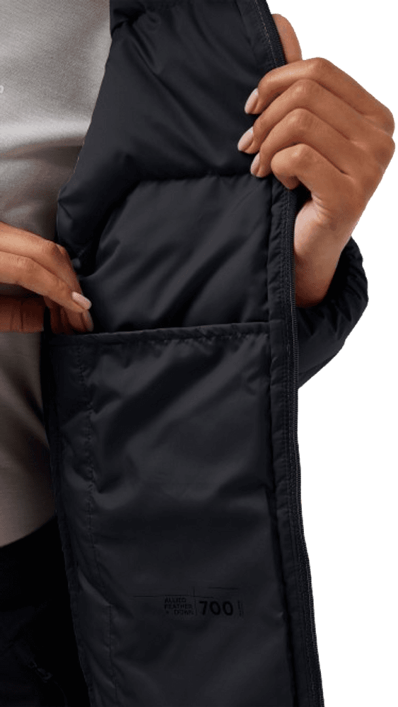 Ather Down Hoody naisten takki, Black, view: 5