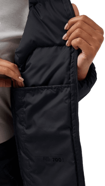 Ather Down Hoody naisten takki, Black, view: 5