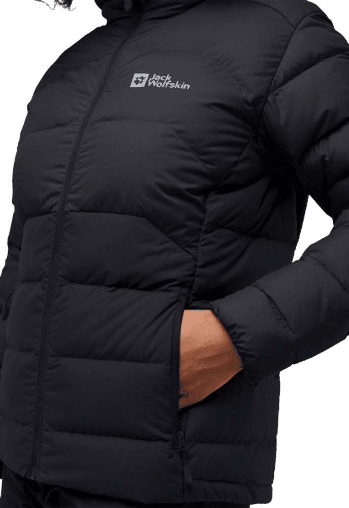 Ather Down Hoody naisten takki, Black, view: 6