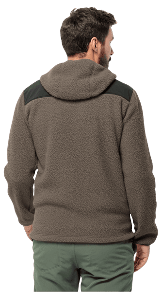 Kammweg Pile FZ fleecetakki, Cold Coffee, view: 1