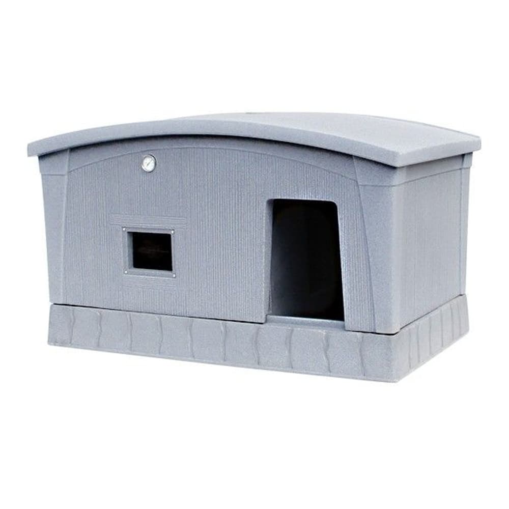 lämpöeristetty koirankoppi, harmaa, view: 0