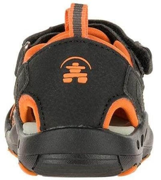 Crab Kids lasten sandaalit, musta/oranssi/harmaa, view: 3