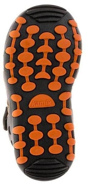 Crab Kids lasten sandaalit, musta/oranssi/harmaa, view: 4