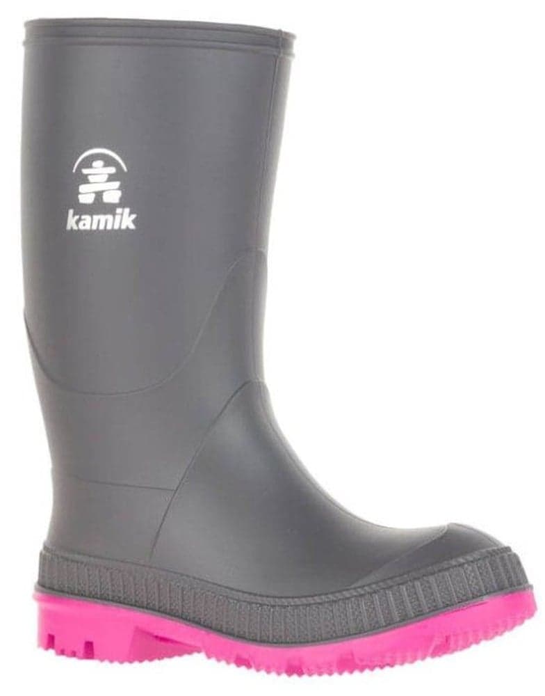 Stomp lasten kumisaappaat, harmaa/pinkki, view: 0