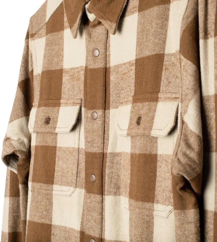 Northlake paitatakki, beige/ruskea, view: 2