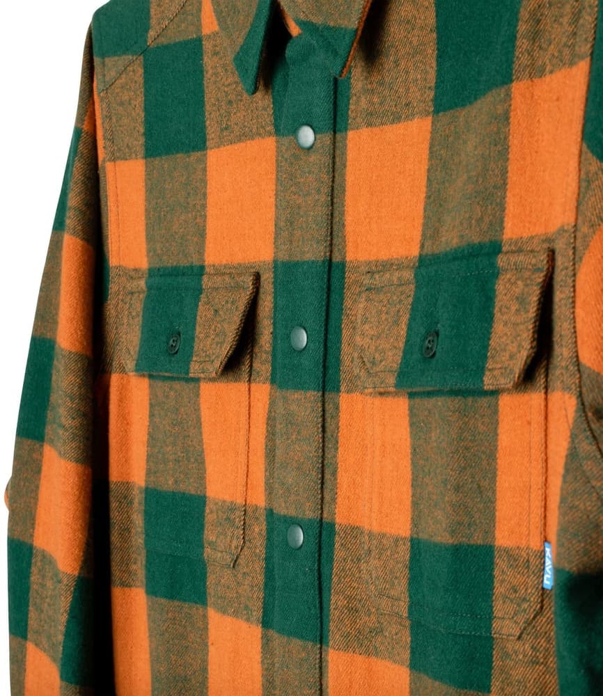 Northlake paitatakki, oranssi/vihreä, view: 2