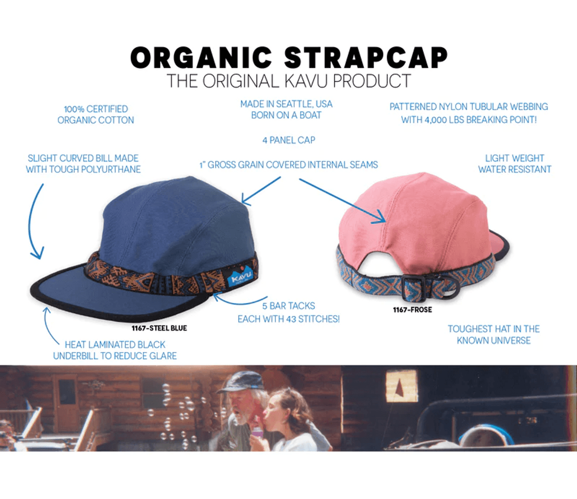 Organic Strapcap lippalakki, Caramel Unisex, view: 3