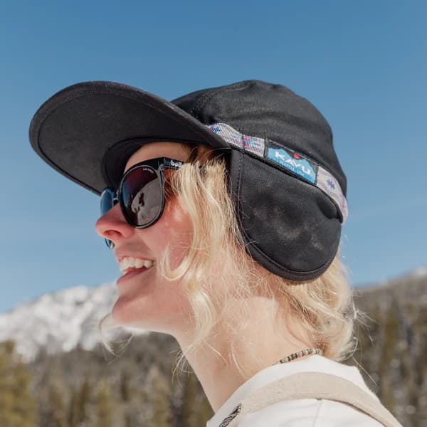 Strapcap Trapper lakki, Jet Black, view: 3