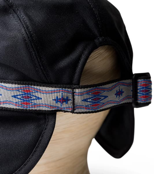 Strapcap Trapper lakki, Jet Black, view: 2