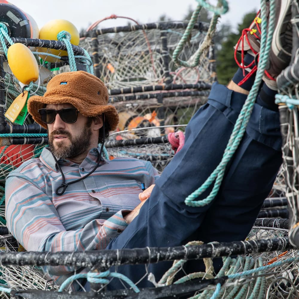 Chilliwack Flex Pant joustavat puuvillahousut, sininen, view: 3