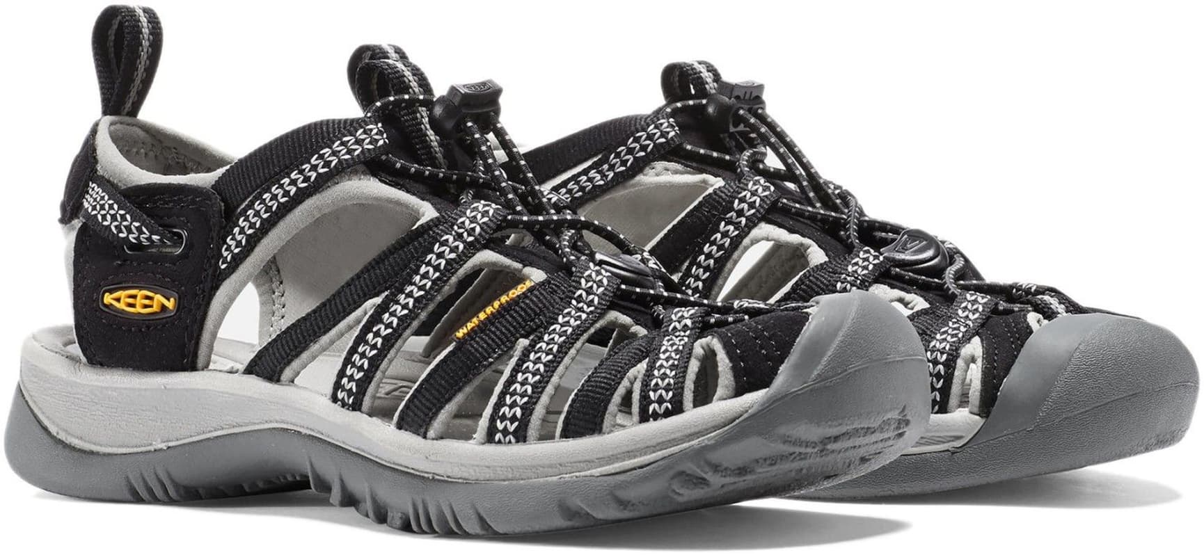 Keen W's Whisper Black/Neutral Gray, view: 3