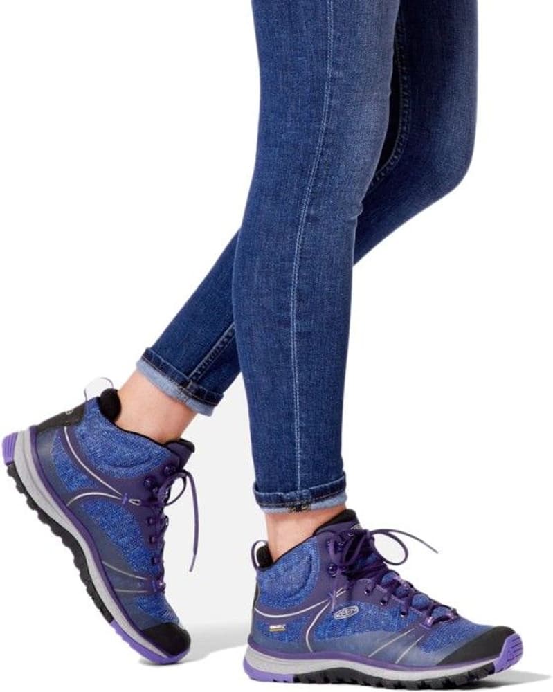 Terradora Mid Waterproof -naisten vaelluskengät, musta/vaaleanpunainen, view: 6