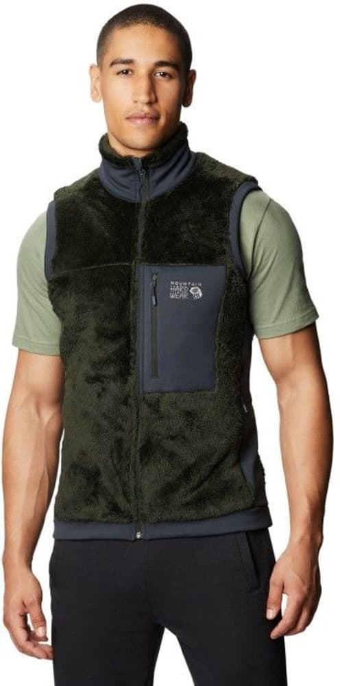 Monkey Fleece Vest fleeceliivi, Black Sage, view: 0