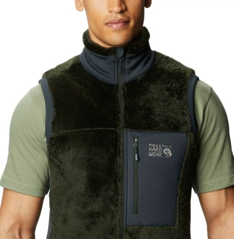 Monkey Fleece Vest fleeceliivi, Black Sage, view: 2