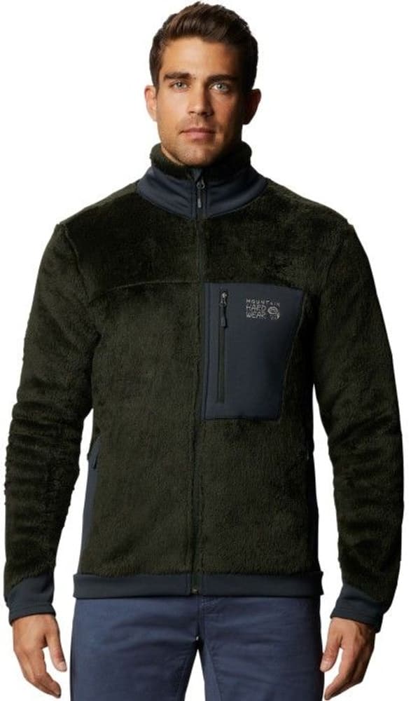 Monkey Fleece Jacket fleecetakki, Black Sage, view: 0