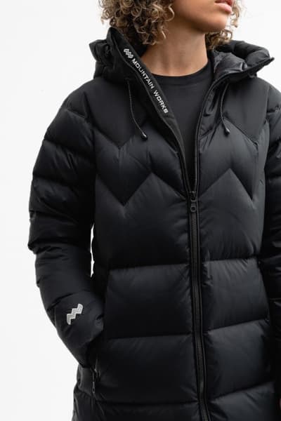 Cocoon Down Coat naisten untuvatakki, musta, productDetailPage.view: 3