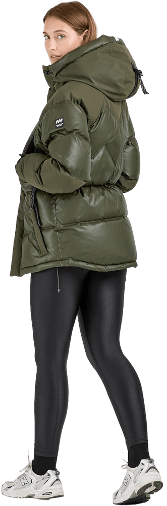 Fatboy Down Parka 3.0 parkatakki, vihreä, view: 5