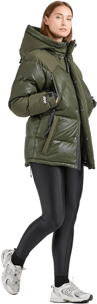 Fatboy Down Parka 3.0 parkatakki, vihreä, view: 4