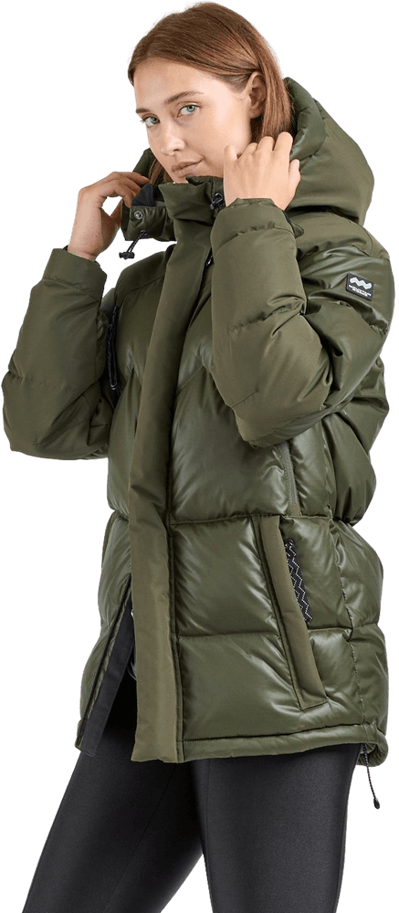 Fatboy Down Parka 3.0 parkatakki, vihreä, view: 3