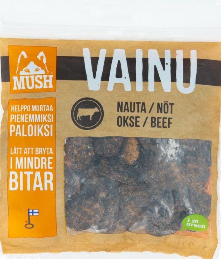 MUSH VAINU kuivatut makupalat naudanliha, 150g, view: 0