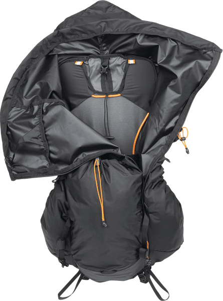 Mens Radix 47 reppu, Black/Hunter, view: 6
