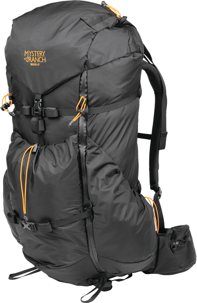 Mens Radix 47 reppu, Black/Hunter, view: 0