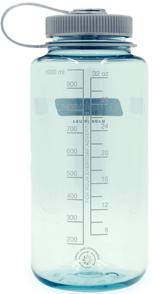 ympäristöystävällinen pullo, 1 L, vaaleanturkoosi, view: 1