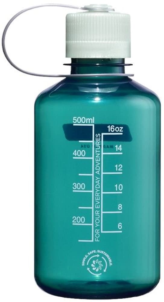 Bottle 0,5L Narrow Mouth Sustain Trout green, view: 1