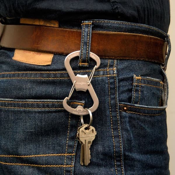 S-Biner Ahhh Stainless karabiinihaka pullonavaajalla, view: 1