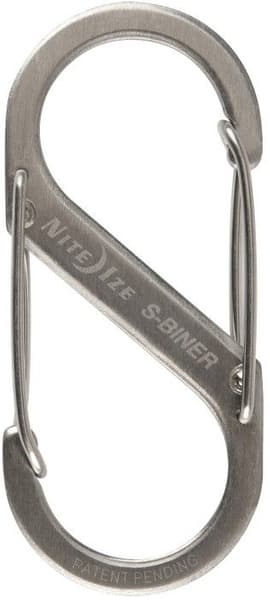 S-Biner Stainless karabiinihaka, koko 3, view: 0