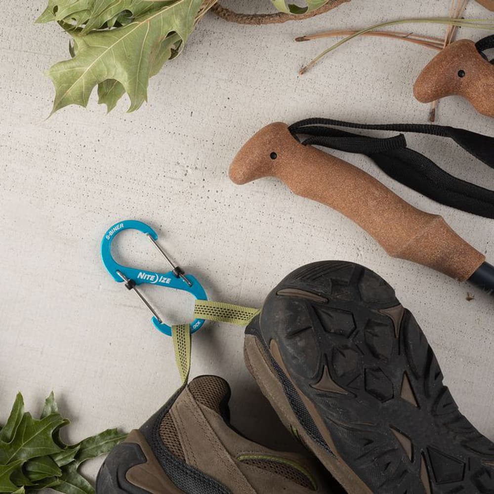 S-Biner SlideLock Aluminum karabiinihaka, koko 4, sininen, view: 2