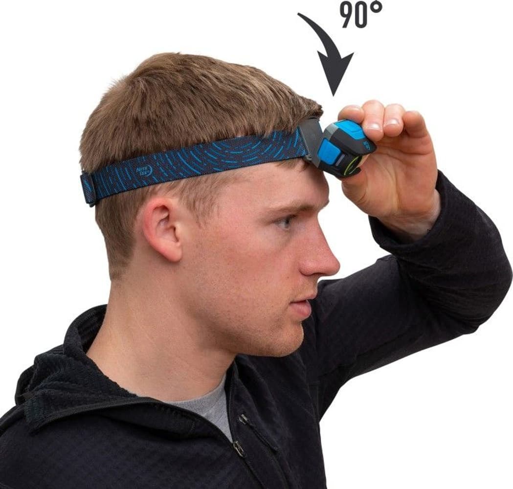 Radiant -ladattava otsalamppu, 300lm (Blue), view: 3