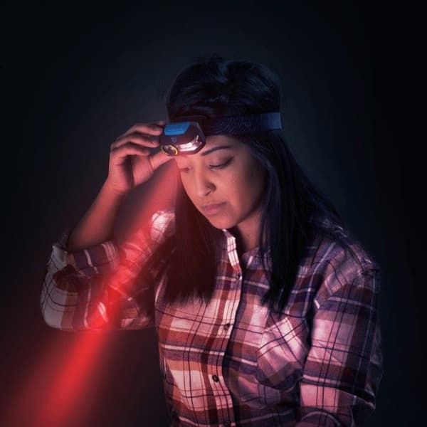 Radiant -ladattava otsalamppu, 300lm (Blue), view: 6