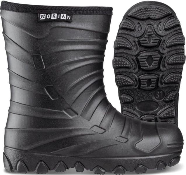 Kids Winter Light lasten kumisaappaat, musta, view: 0