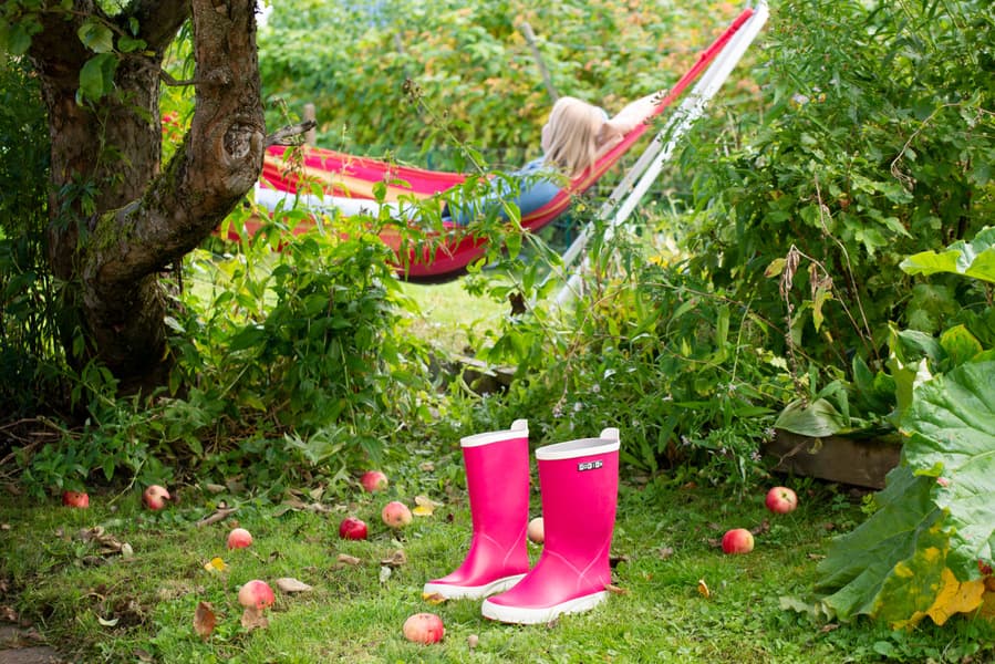 Meri naisten kumisaappaat, musta, view: 4