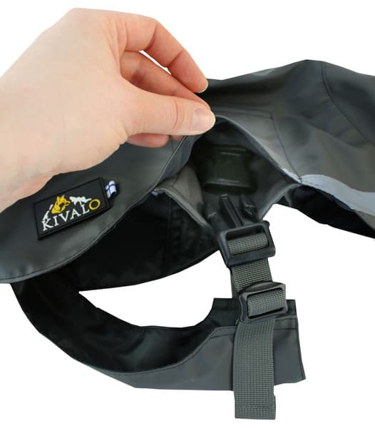 Niva Dog Raincoat koiran sadetakki, 35 cm, harmaa, view: 5