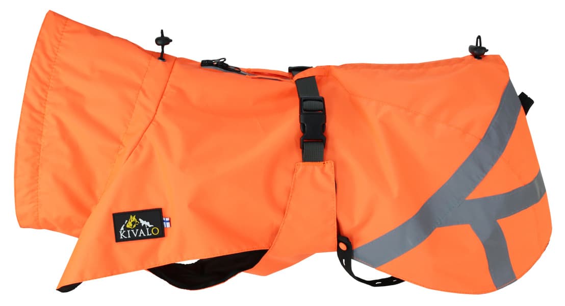 Ohto Dog Wind Jacket koiran tuulitakki, 45 cm, oranssi, view: 1