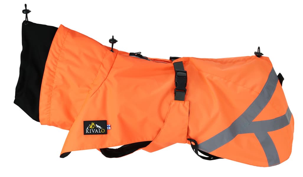 Ohto Dog Wind Jacket koiran tuulitakki, 45 cm, oranssi, view: 0