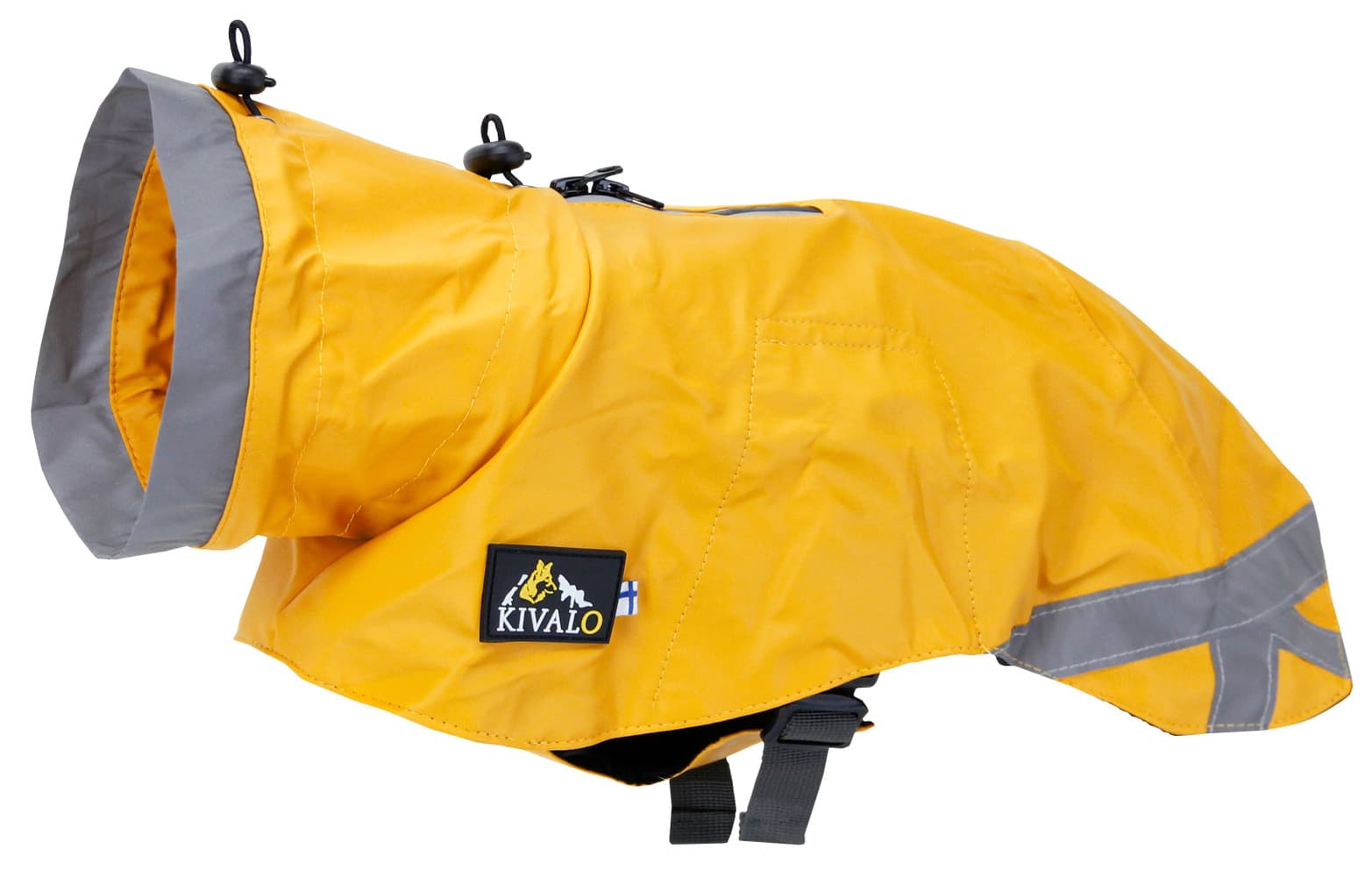 Niva Dog Raincoat koiran sadetakki, 45 cm, keltainen, view: 1