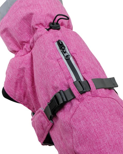 Luosto Dog Winter Jacket koiran talvitakki, 50 cm, pinkki, view: 3