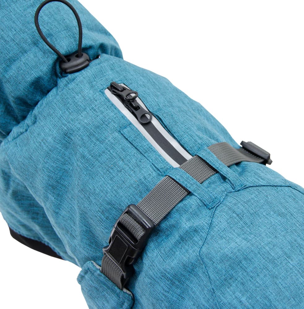 Luosto Dog Winter Jacket koiran talvitakki, 55 cm, petrooli, view: 3