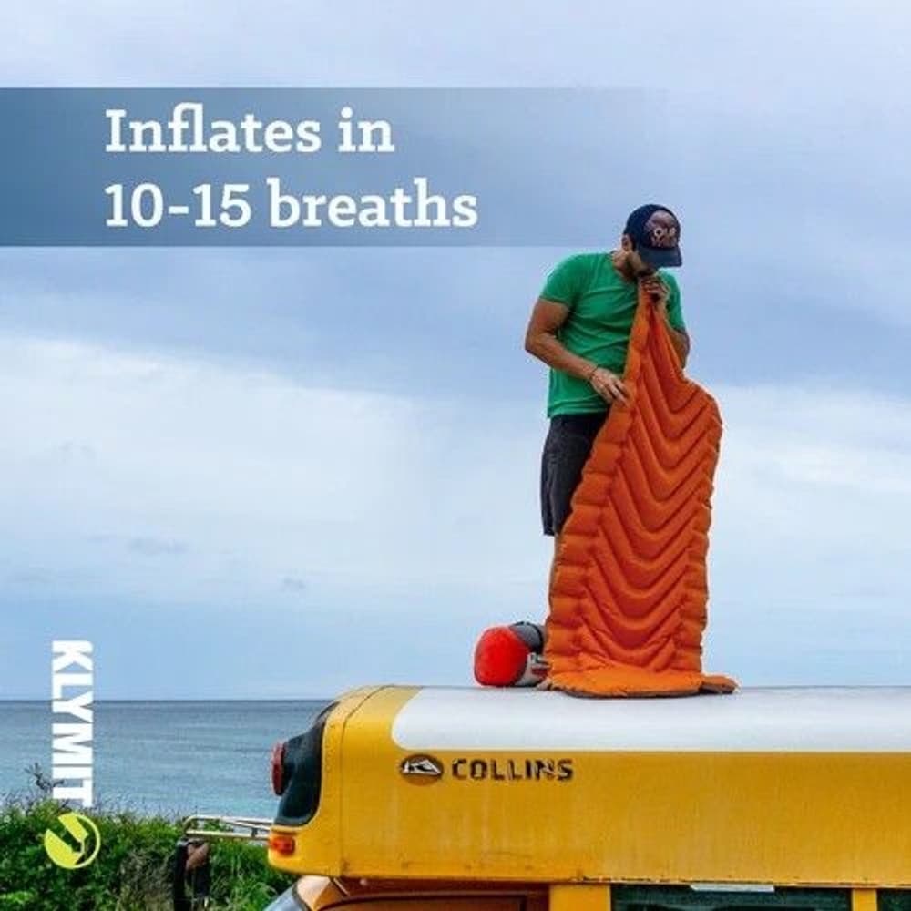 Insulated Static V Sleeping Pad Orange, view: 2