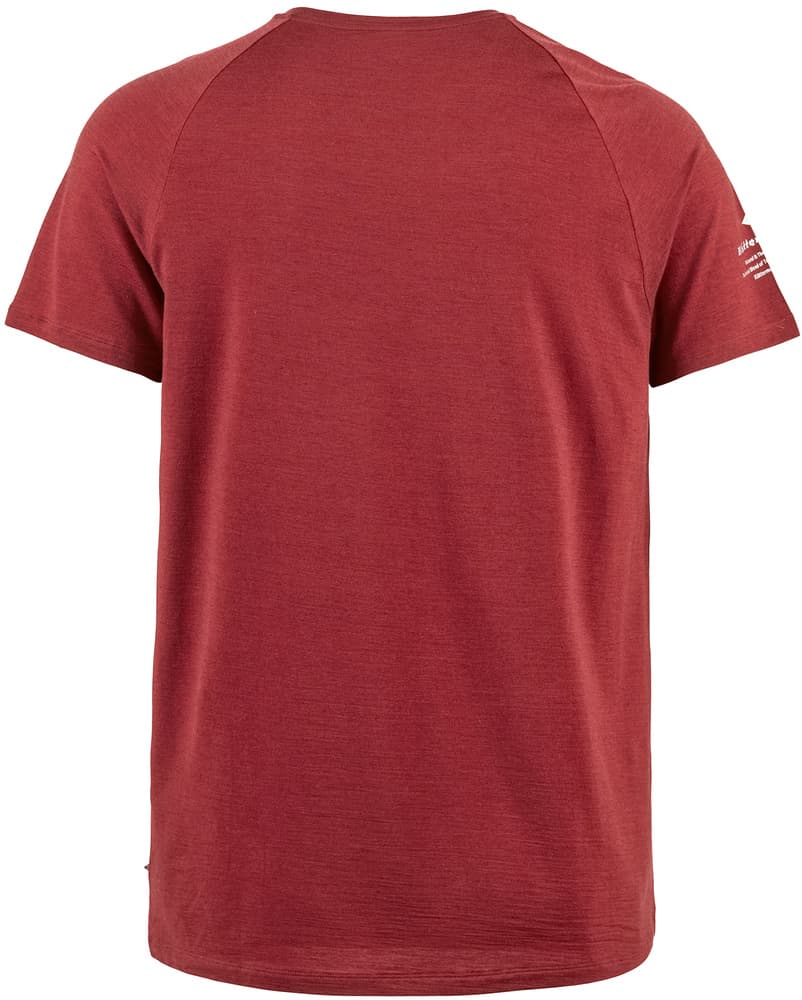 Fafne S/S Tee tekninen t-paita, Burnt Russet, view: 1