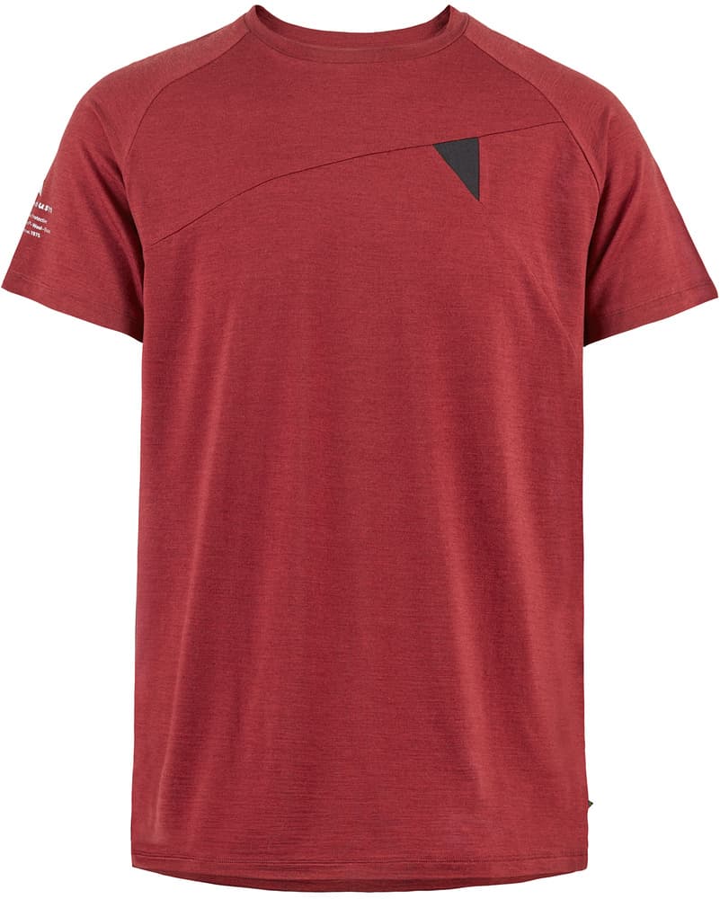 Fafne S/S Tee tekninen t-paita, Burnt Russet, view: 0