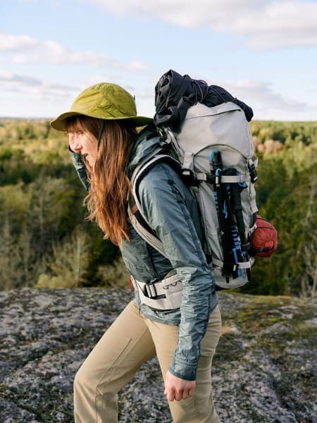 Grimm Pants naisten retkeilyhousut, musta, view: 4