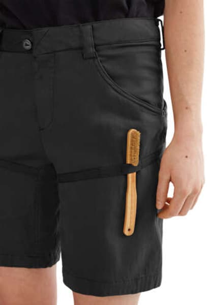 Gefjon naisten shortsit, musta, view: 2