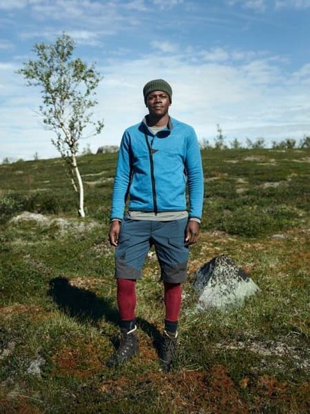 Grimner vaellusshortsit, tummanharmaa, view: 6