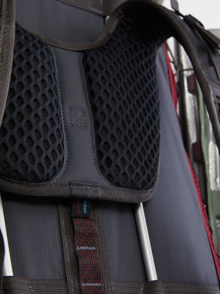 Raido 2.0 Backpack reppu, 55L, mustaharmaa, view: 5