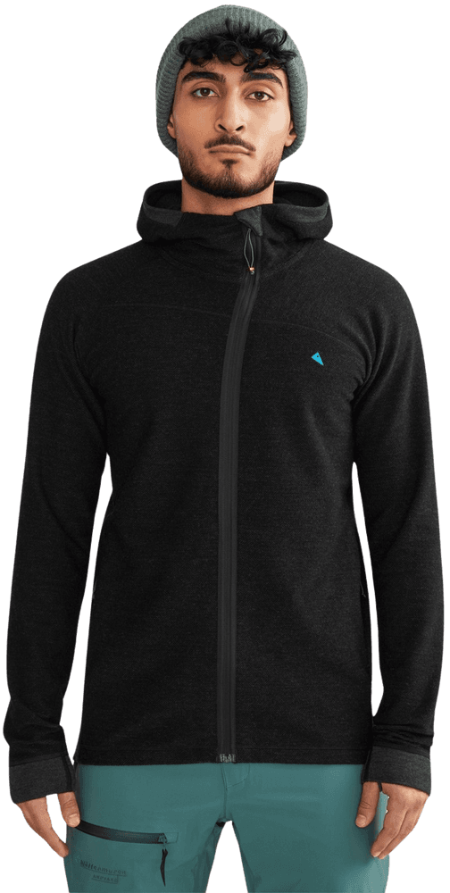 Hödur Hooded Zip välikerros, Clay, view: 2